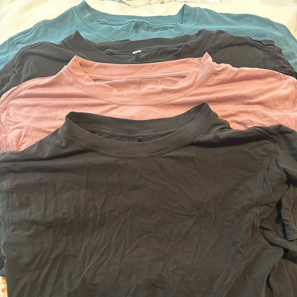 Lululemon All Yours Tee Bundle – 4 Tees (Sizes 6/8) - Picture 1 of 3
